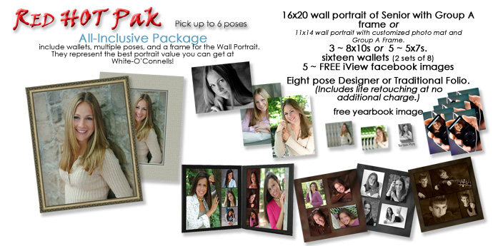 Senior Portrait All inclusive packages